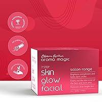 Vista 4 de Aroma Magic Kit facial Skin Glow - Multiuso Set de cuidado de la piel de 7 pasos Reduce las ojeras Elimina suavemente la piel muerta