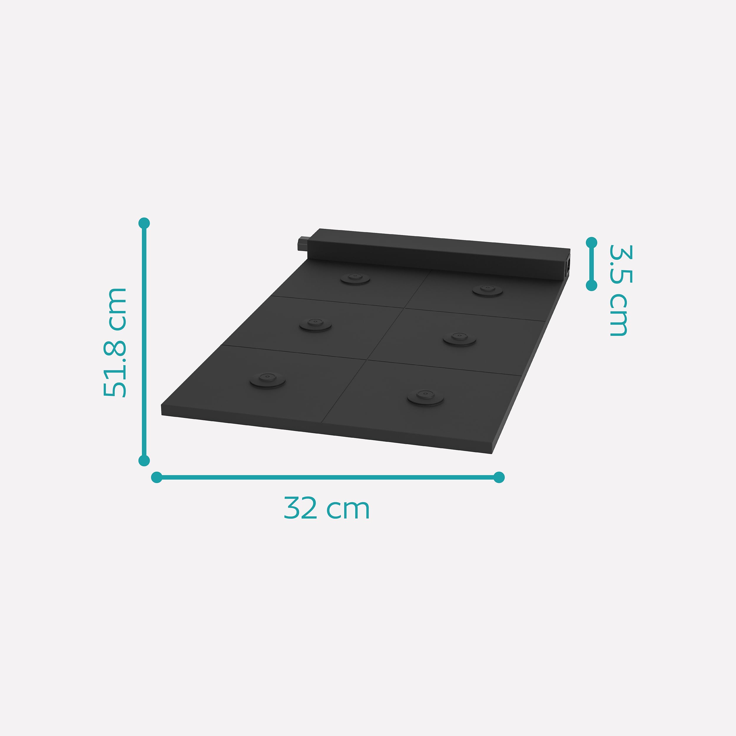 EGLO Podkładka ładująca Multi Charging Pad | ładowarka USB do 6 lamp stołowych zasilanych bateriami z serii Ponente, ładowarka bezprzewodowa