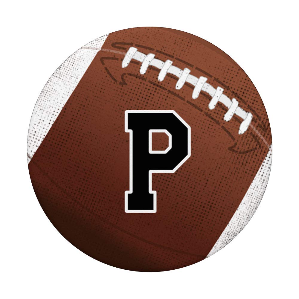 Amazon.com: Football Letter P Monogram Name Initial Gift For Boys
