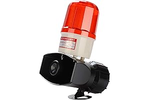 Industrial Strength Siren and Strobe Light Alarm