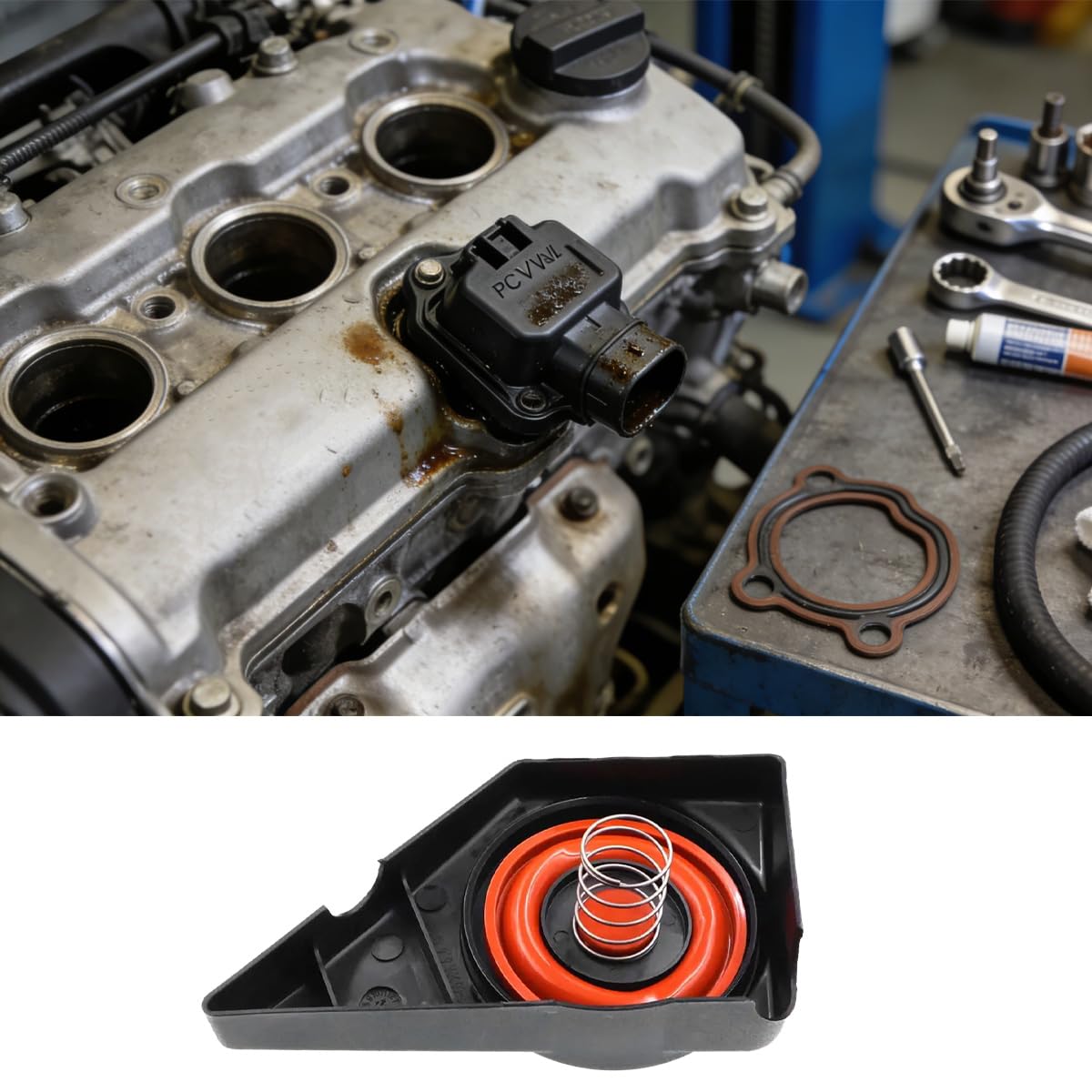 9659489880/0248.P9/1526690/6C1Q6K271BH Coperchio valvola motore PCV per Transit Mk7