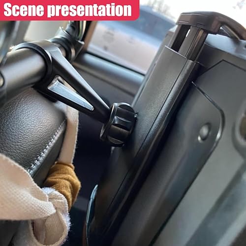 Miniatura 6 de Soporte para reposacabezas de automóvil, universal giratorio de 360 grados para tableta y teléfono, soporte ajustable para reposacabezas de