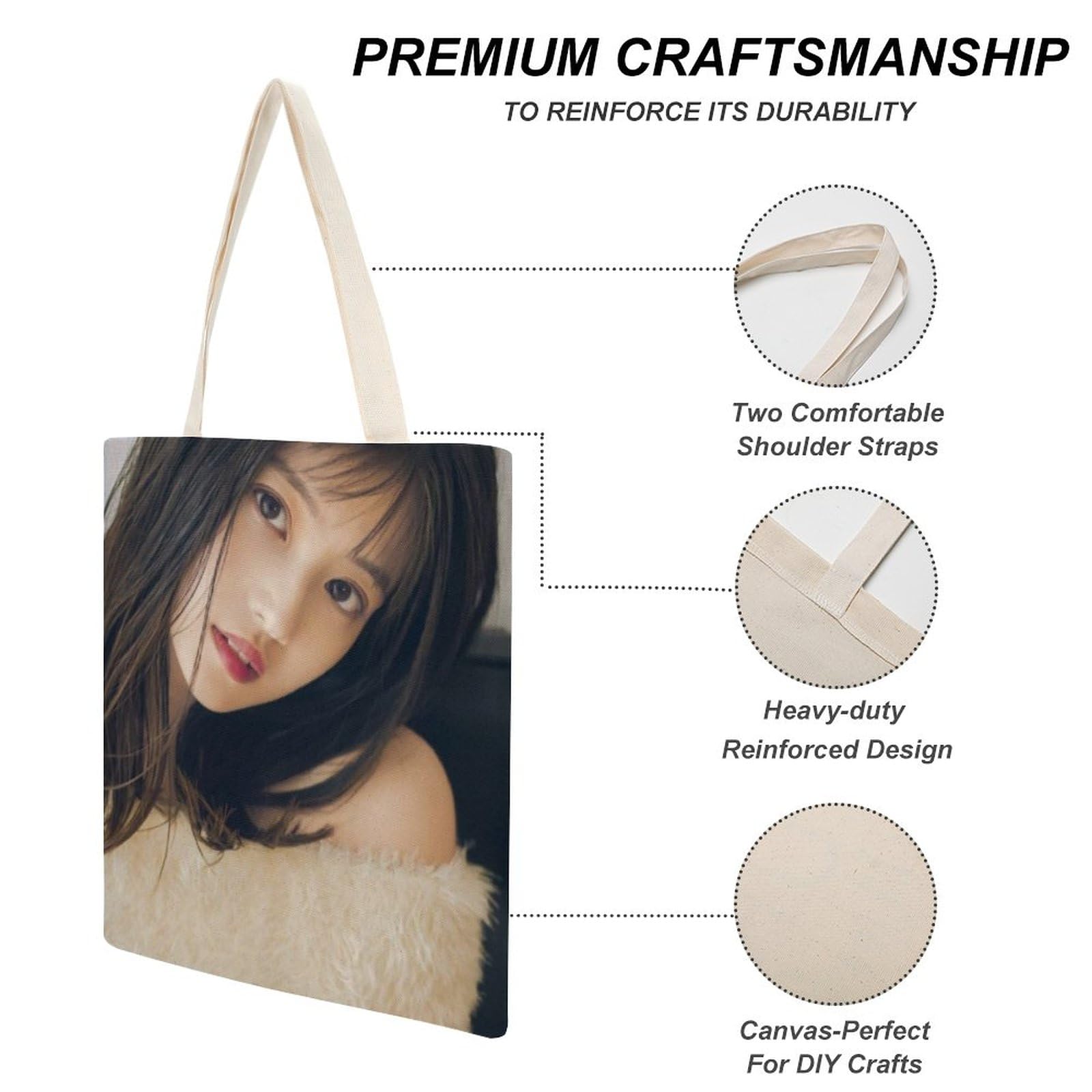 Amazon.co.jp: for 今田美桜 トートバッグ ショッピングバッグ