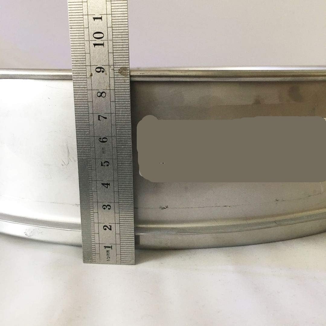 Tamiz de prueba de acero inoxidable 304 de 40 cm, tamiz de tela metálica 1 pieza(120mesh 0.125mm)