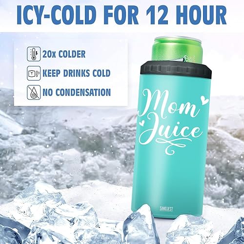 Vista 125 de SANDJEST Mechanics - Vaso Machanic para papá, caja de herramientas 4 en 1, vaso de 12 onzas, enfriador de latas de acero inoxidable delgado, regalo