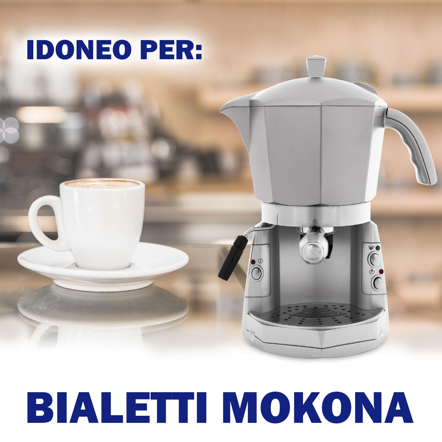 Filtro Caffè MONTERAL Per Bialetti Mokona - Acciaio Inox, 60x22 Mm, Per 2 Tazze, Garanzia 10 Anni - Foto 8