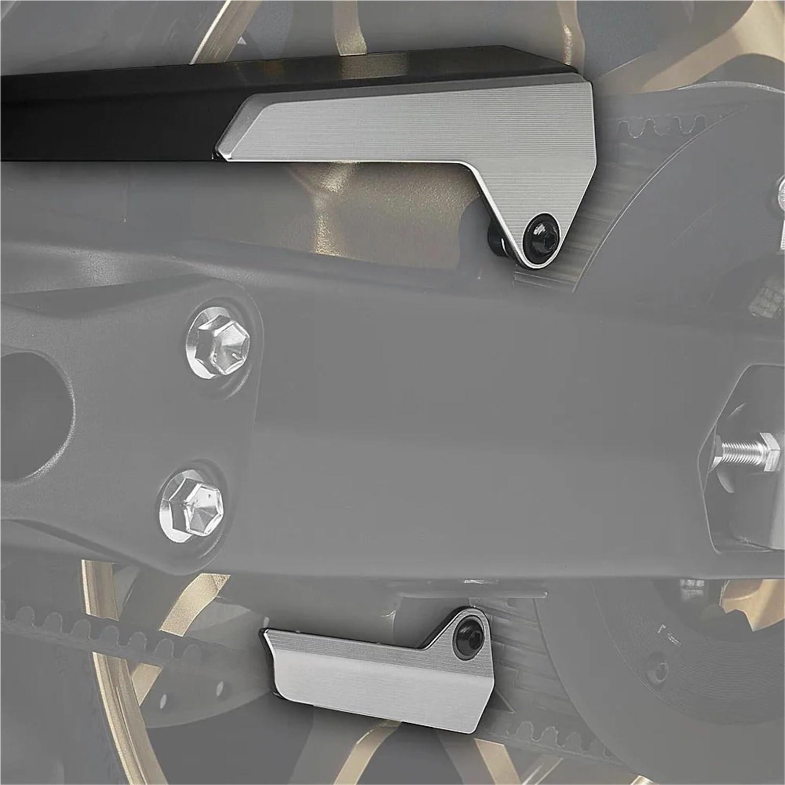 Kettenschutz Protector Für T-Max 560 Tech Max T-MAX560 TMAX | Motorrad-Gürtel-Kettenabdeckung Schutzverkleidung(Black)
