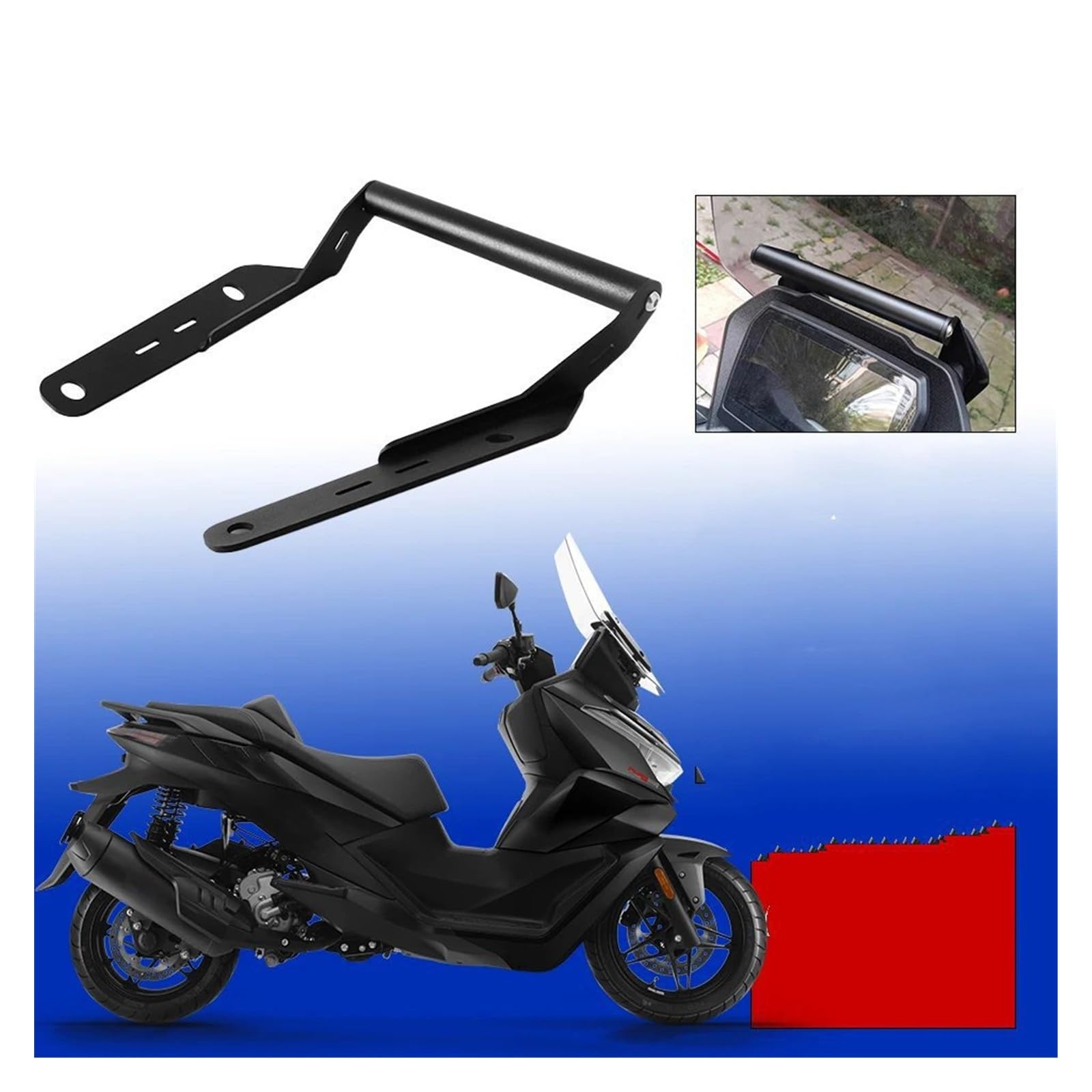para VOGE 250 para SR250GT para SR 250 GT para 250GT Accesorios para Scooter Accesorios Motocicleta GPS Soporte Navegación para Teléfono Móvil Motocicleta Teléfono Soporte Navegación