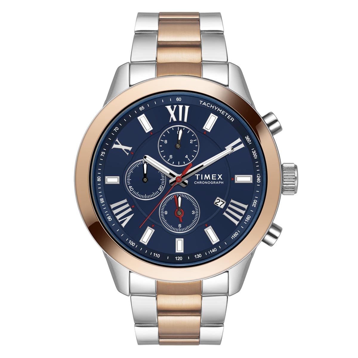 TIMEX Analog Watch for Men with Round Dial & Water Resistant Man’s Wrist Watches