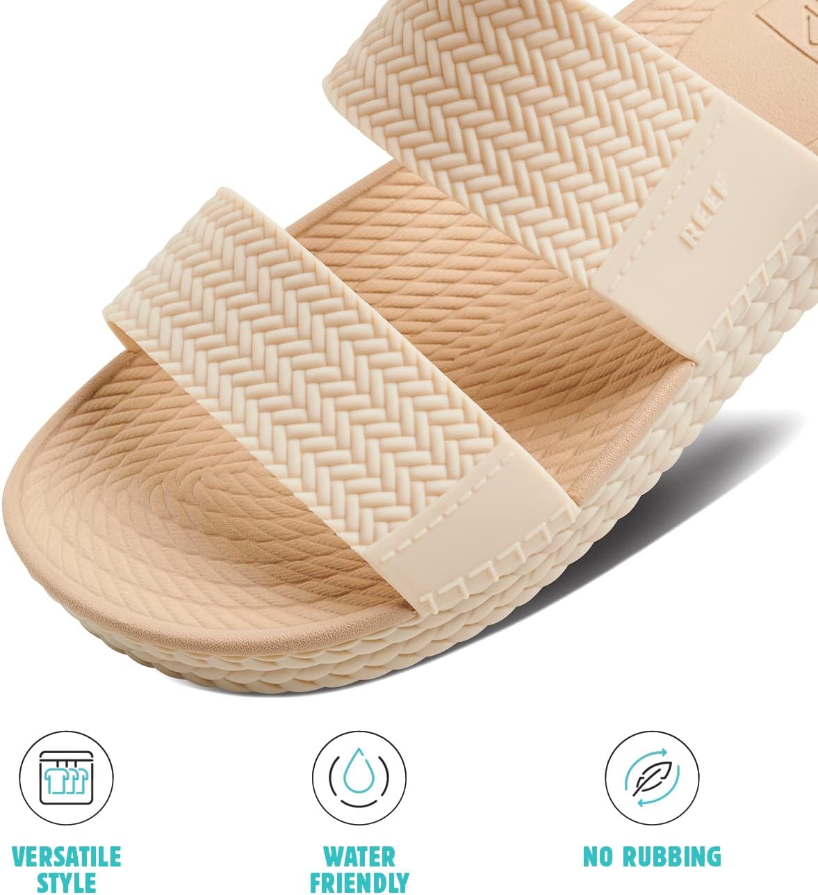 REEF Women's Water Vista Slide Platform Slides - Image 5