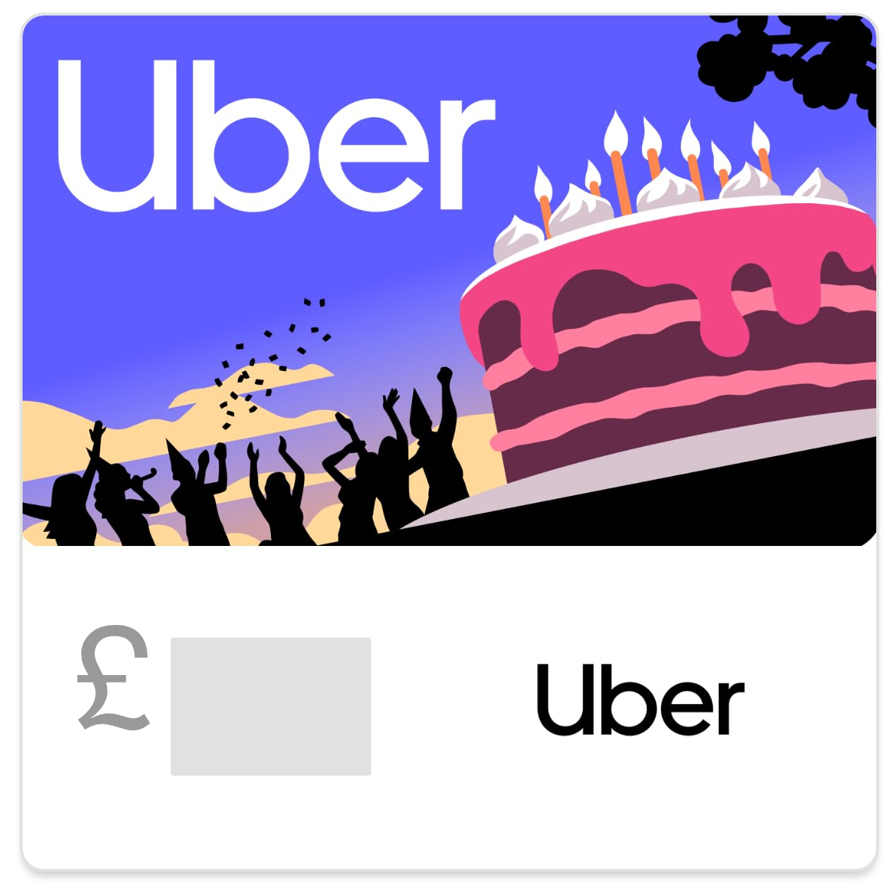 Uber Gift Card - UK Redemption - Delivered via Email