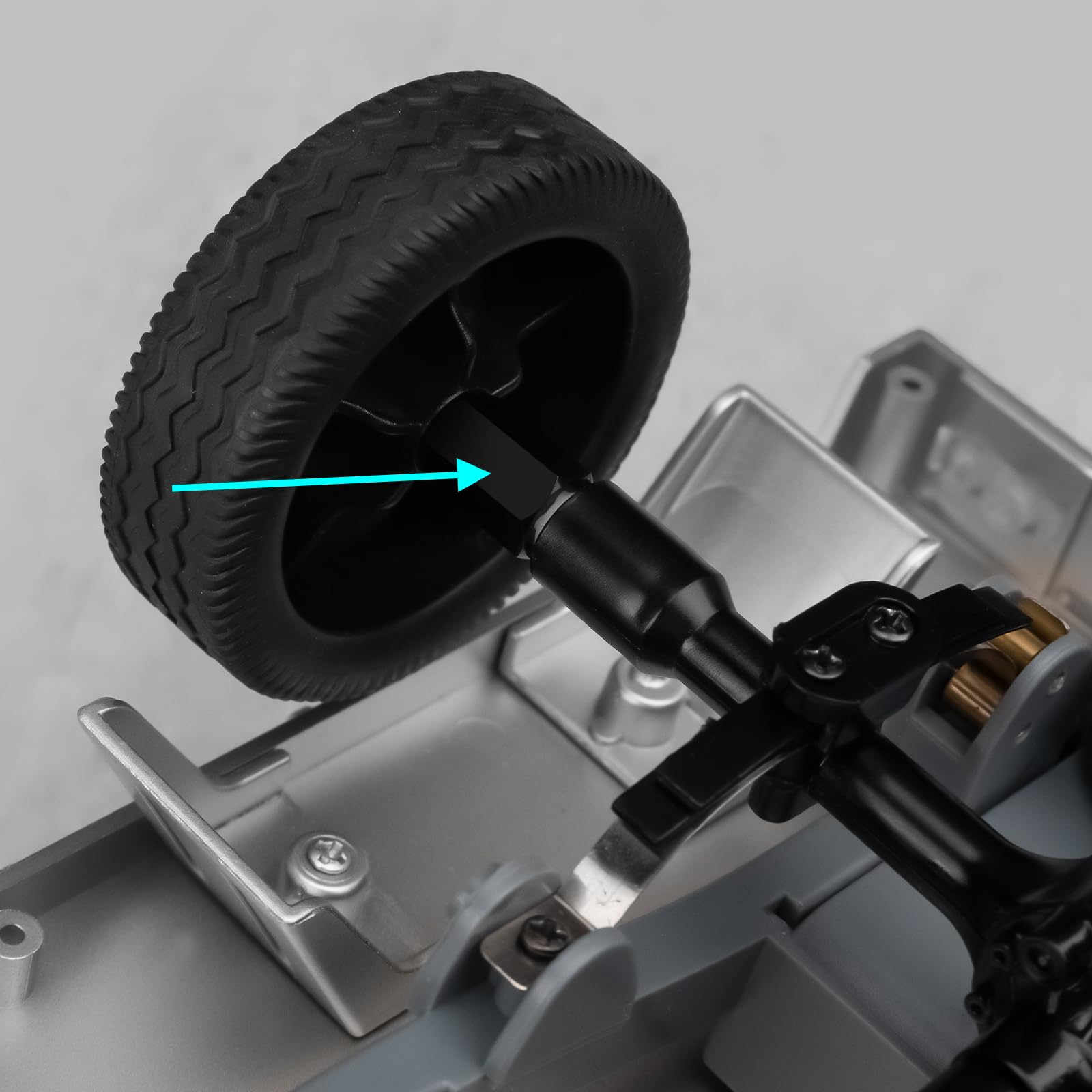Amazon | RCMAZO 5mm→5mm アルミニウムホイール六角ハブアダプター 