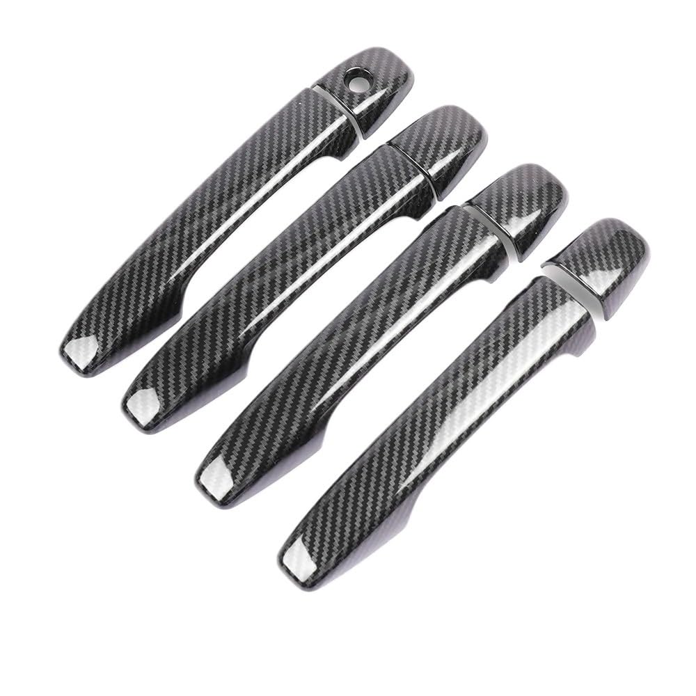 Mlhoghigd Black Door Handle For For C4 For Picasso For C6 For 207 308 407 Door Handle Cover Trim Car Styling Accessories