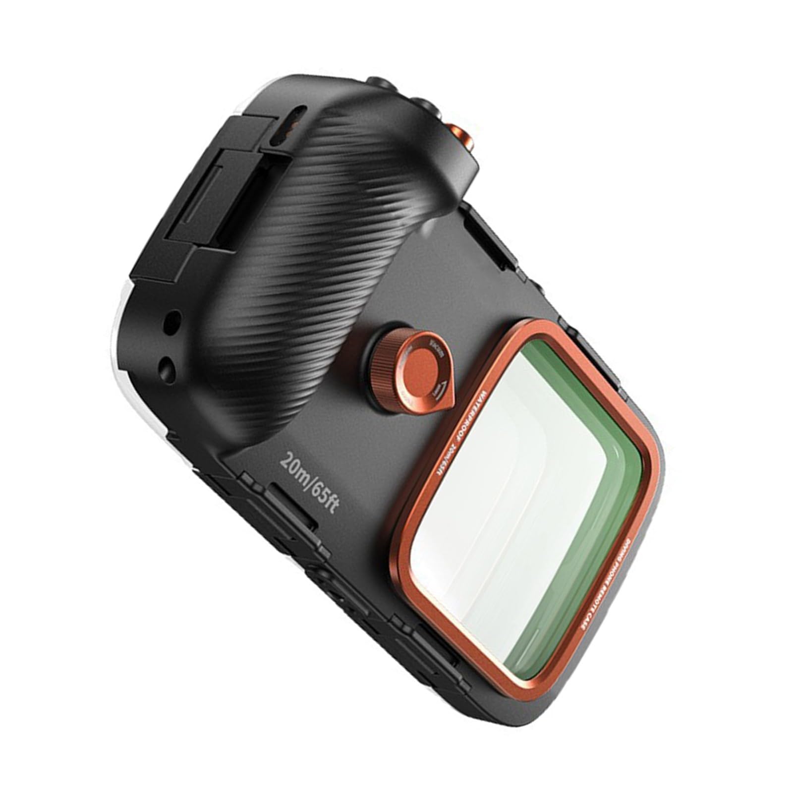 Custodia subacquea professionale Non Nebbia Design IP68 Impermeabile fino a 20 M Impugnatura Ergonomica Per Multipli Smartphone Fotocamera DSLR Grip Phone Diving Case