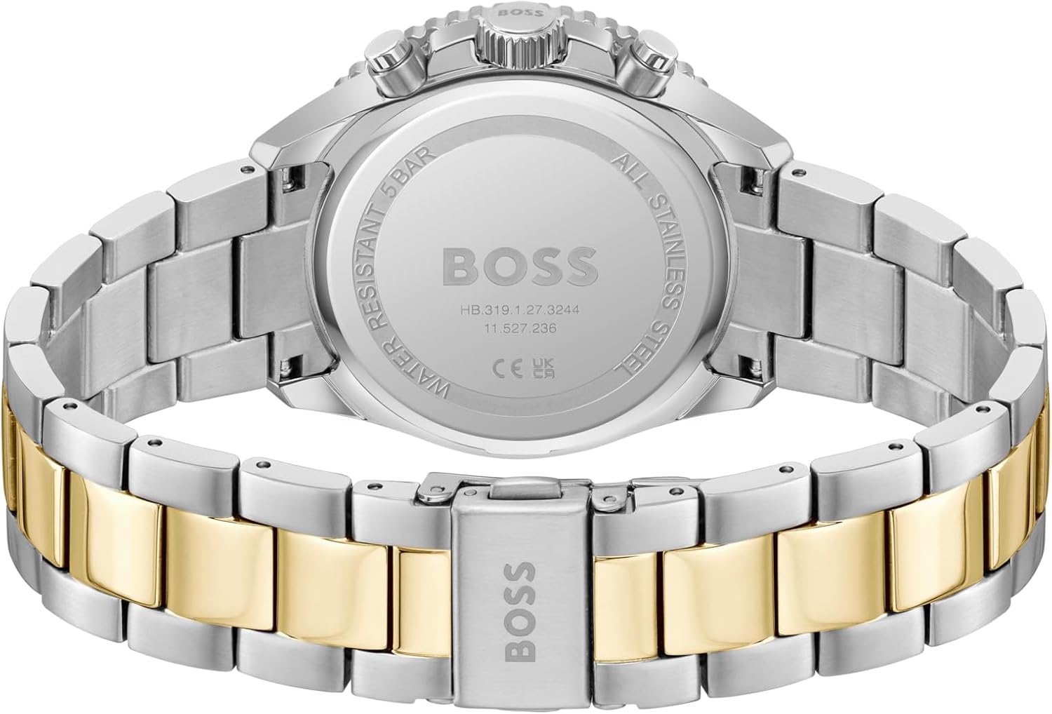 BOSS Runner for Her Women's 38mm Multifunction Stainless Steel Wristwatch - Water Resistant up to 5ATM/50 Meters, Modern Boyfriend Style