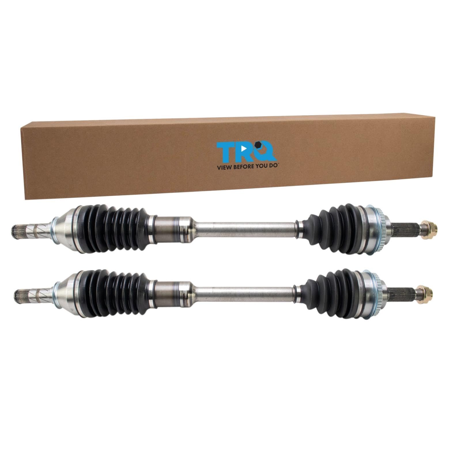 TRQ Front Driver and Passenger Side Severe Duty CV Axle Assembly Set