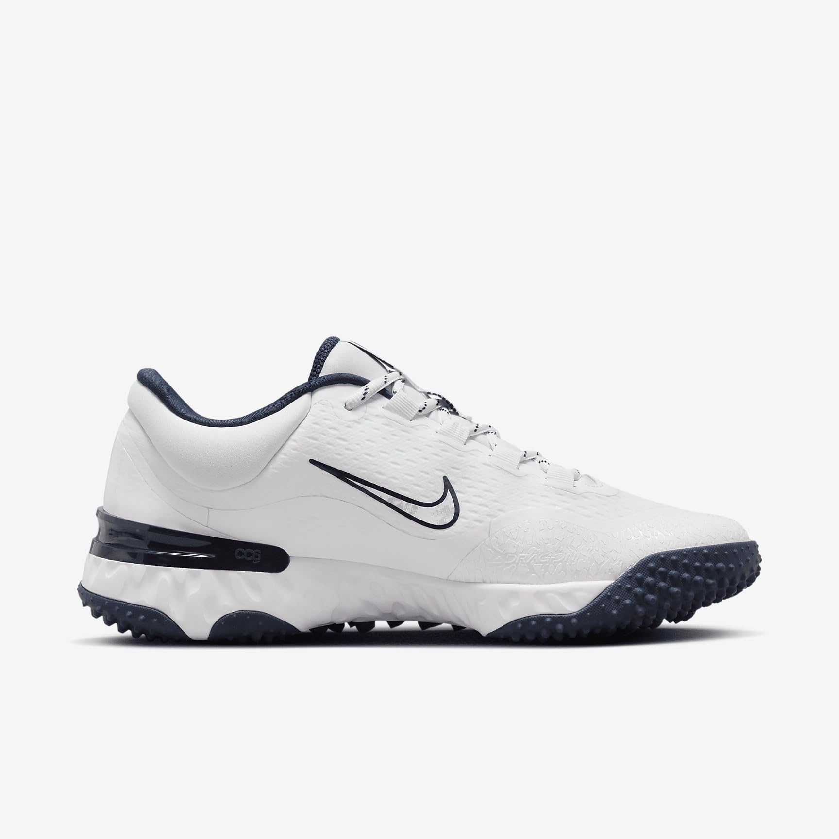 Nike Alpha Huarache Elite 4 Turf Women's Softball Shoes (FD2746-105, White/Midnight Navy/Navy/Pure Platinum) Size 8