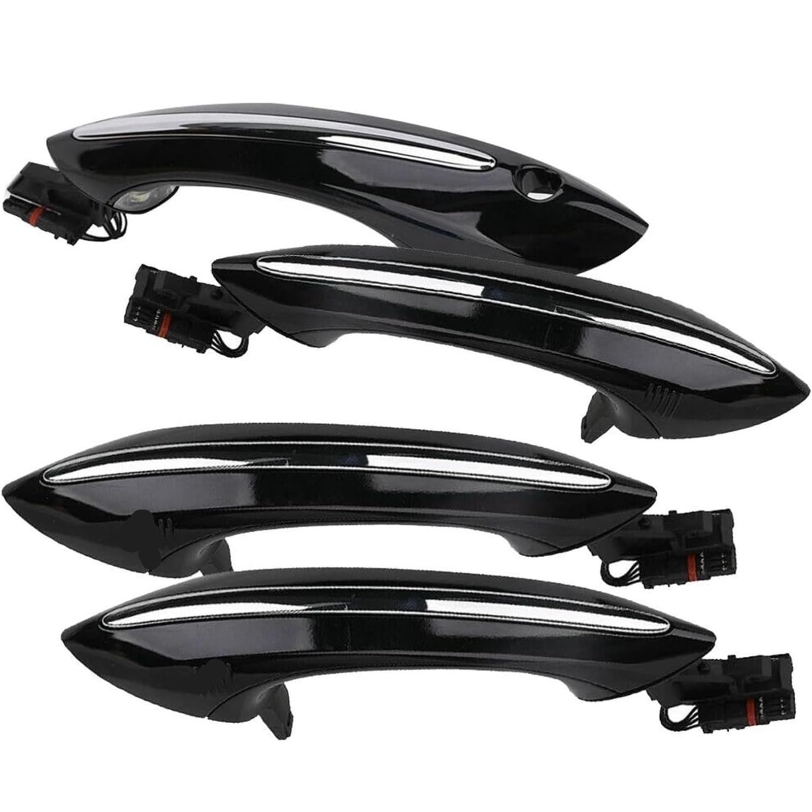 Poignée de porte extérieure de finition noire pour BMW F01 F02 F10 réference 51217231931