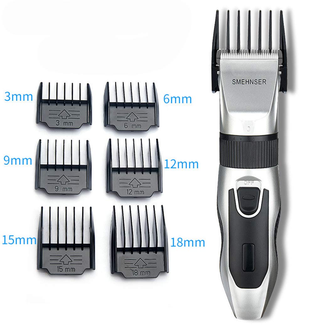 Capelli Elettrico Clipper Professional Multi-Functional Capelli Clipper Ricaricabile A Batteria con 6 Guida Combs Due modalità Sono Adatti per Adulti E Bambini
