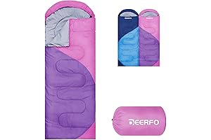 Kids Boys & Girls Sleeping Bags for Camping - Warm & Cozy for All Seasons