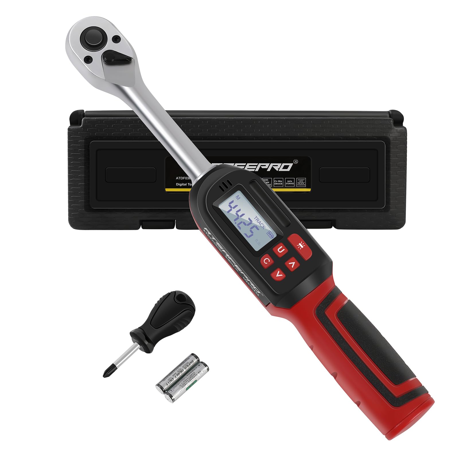 Amazon.co.jp: ATsafepro トルクレンチ デジタル 9.5 mm差込角(3/8