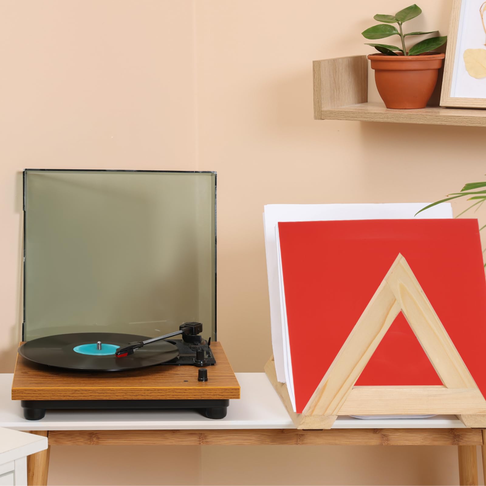 QUARKZMAN 10 Pz 7" Buste per Vinili in Vinile, Buste Esterne in Carta Kraft Protettive per Album Vinili per Conservare Collezioni di Vinili, Rosse