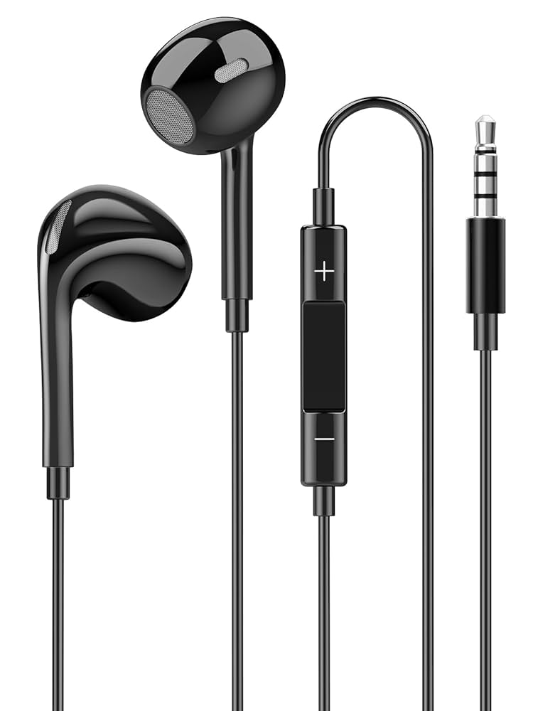 Amazon.co.jp: イヤホン 有線イヤホン 3.5mmジャック HIFI音質 音量