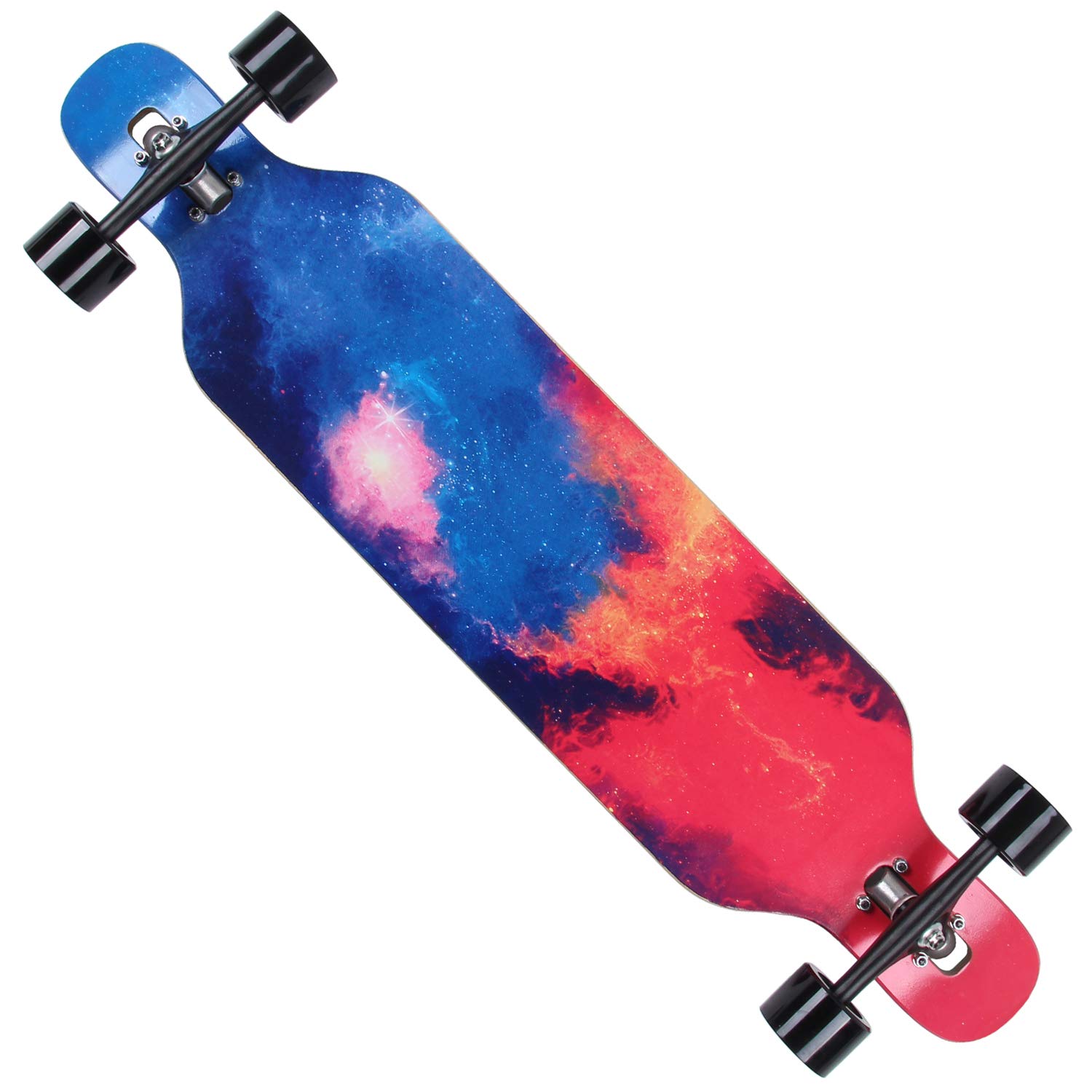 Camber Longboard Flex1 jusqu'à 122 kg Galaxy Bois d'érable