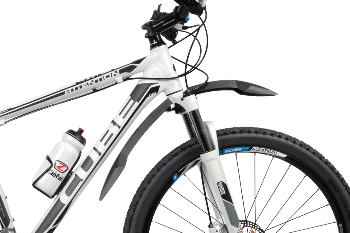 ZEFAL Deflector FM60 Clip-On Front Mudguard, Black, 26