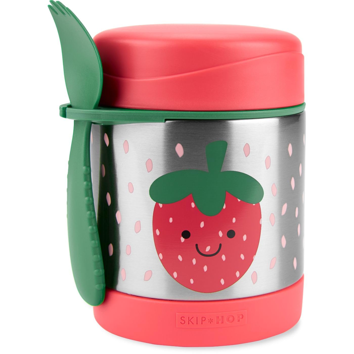 Skip Hop Spark Style Insulated Baby Food Jar, Strawberry (9N780410)Skip Hop Spark Style Insulated Baby Food Jar, S…