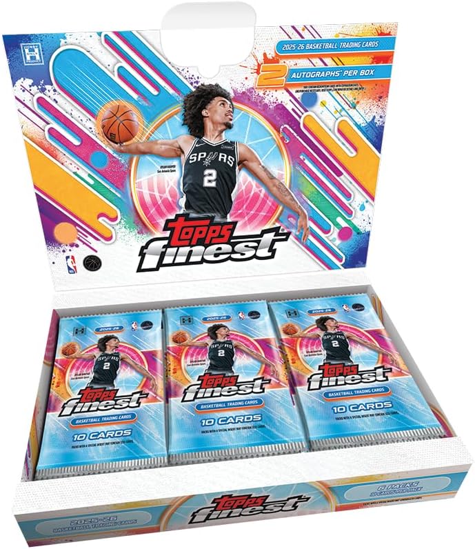 2025-26 Topps Finest Basketball Hobby Box (2 Autographs per Box)
