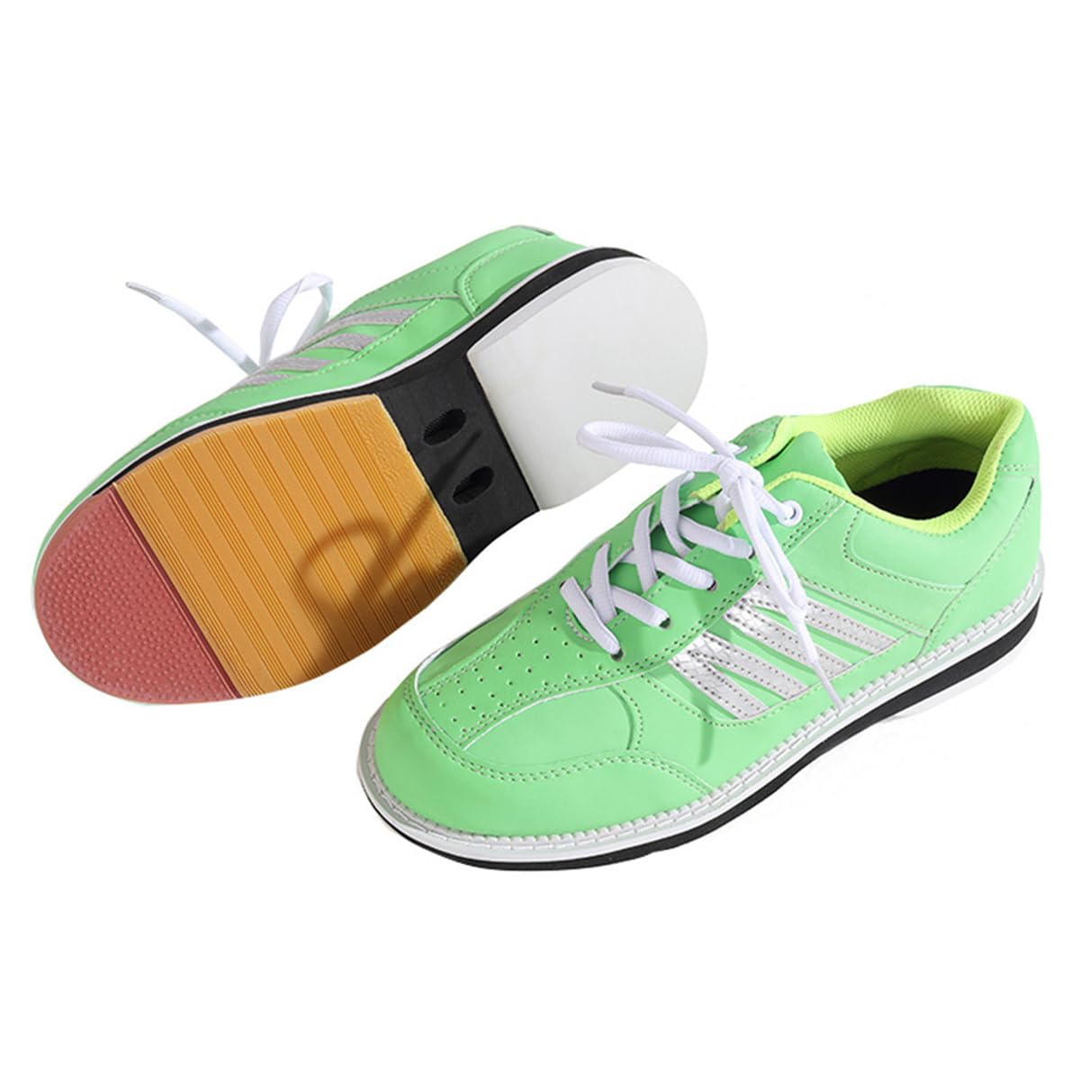 VEACAM Damen Bowlingschuhe Anfänger Gleitsohle Bowling Trainingsschuhe Leichte weibliche Bowler Trainer