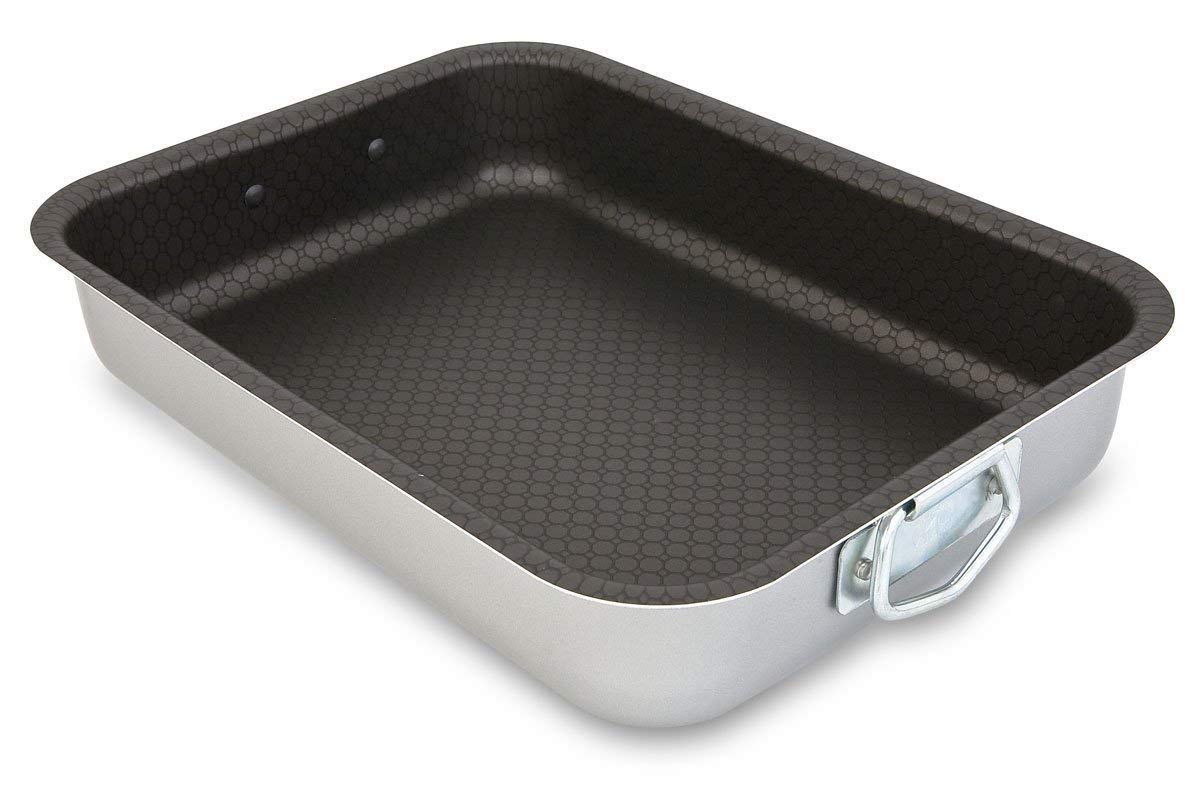 Menax - Plat à Four avec Poignées - Triple Revêtement Antiadhésif - Aluminium - 30 cm