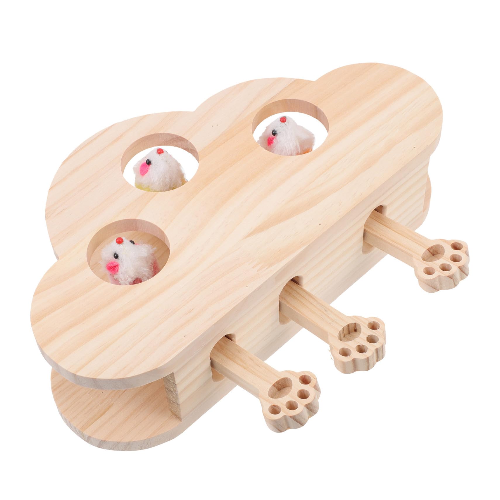 Juguete para gatos de madera para juegos en casa que combate el aburrimiento