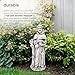 Alpine Corporation QFC102 Outdoor Saint Francis Garden Standing Statue, 31