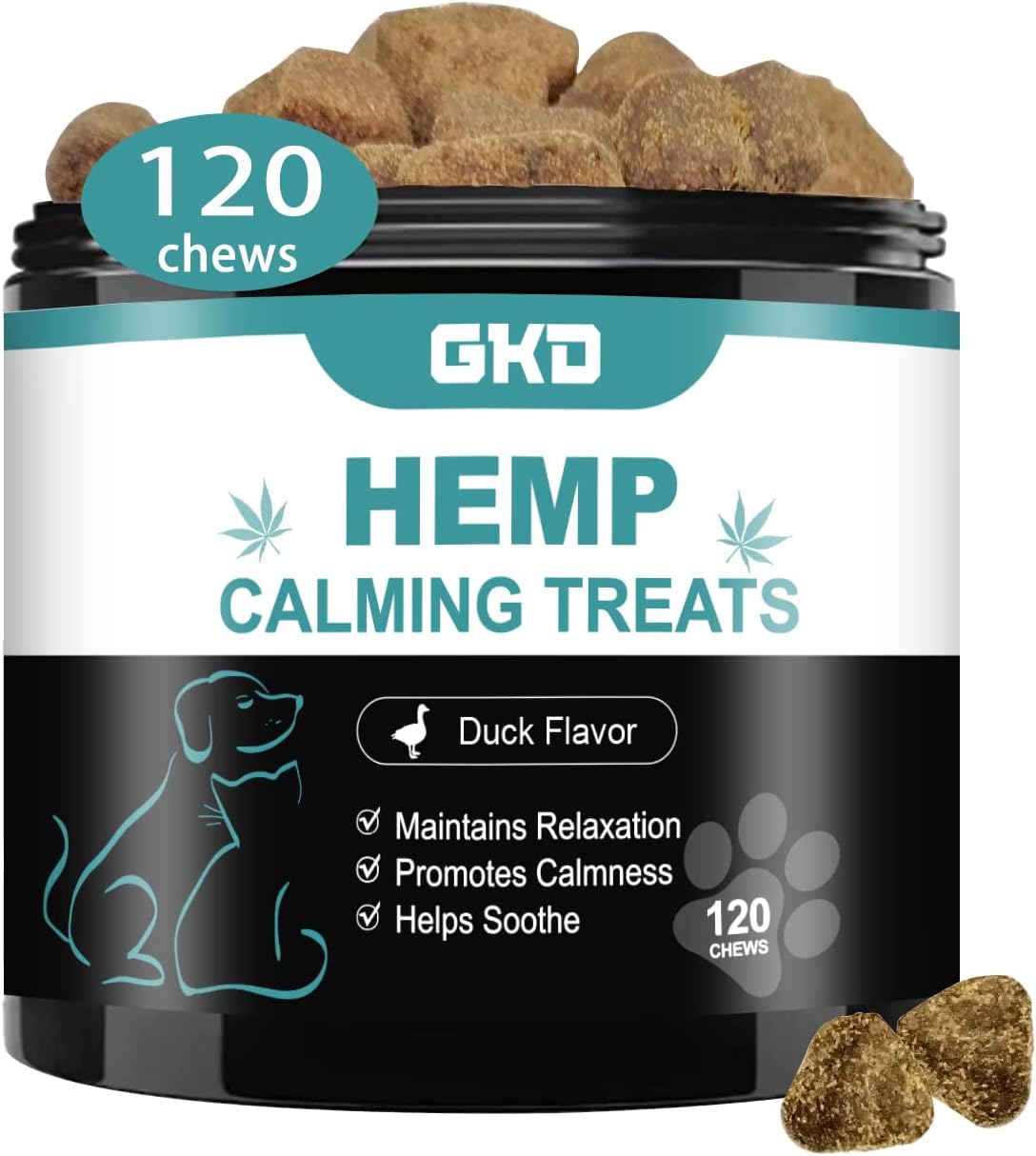 Hemp Calming Chews for Dogs, Dog Calming Treats Anxiety