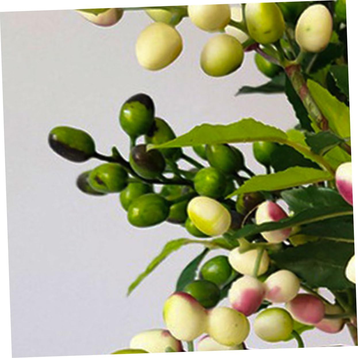 Ciieeo 150pcs Realistic Fake Olive Ornaments Lifelike Olive Simulation Fruits for Home Decor Kitchen Fall Party Decorations and Photography Props