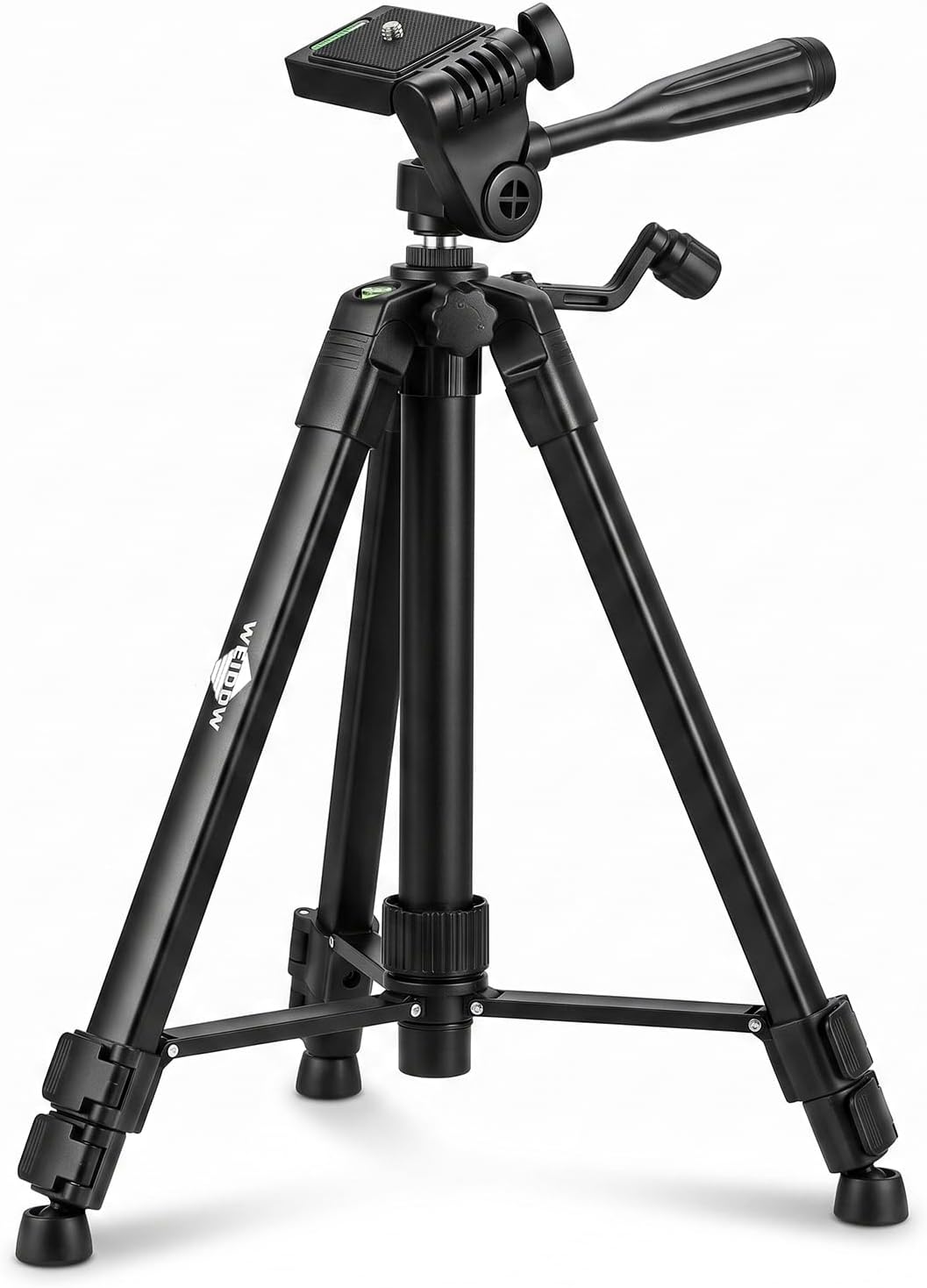 Lightweight Portable Adjustable Tripod for Laser Level, Black 50Inch