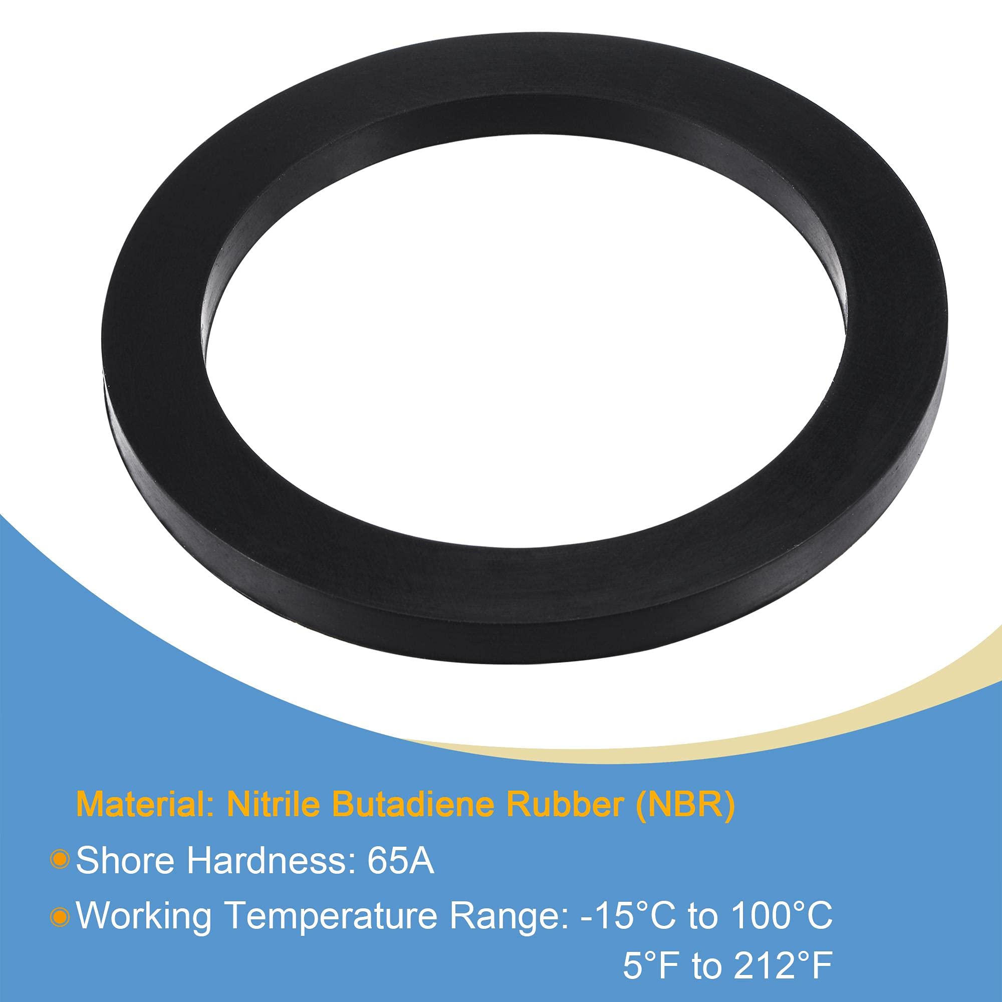 Guarnizione Gomma Nitrilica 7mm X 5m - Striscia Solida Per Tenuta E Isolamento - Foto 4