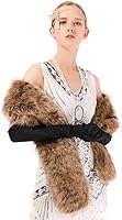 Vista 81 de Dikoaina Bufanda de piel sintética de invierno para mujer Blanco