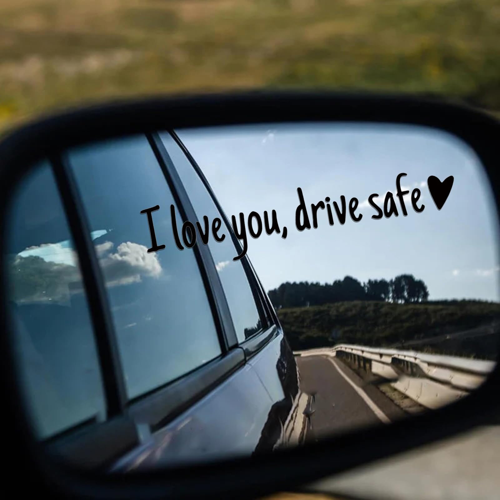 I LOVE YOU ️ DRIVE SAFE Aufkleber Autospiegel Car Auto