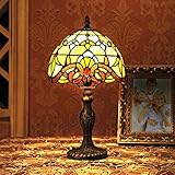 La textura es exquisita y el color del vidrio cambia con la luz. Esta es una característica de las lámparas Tiffany