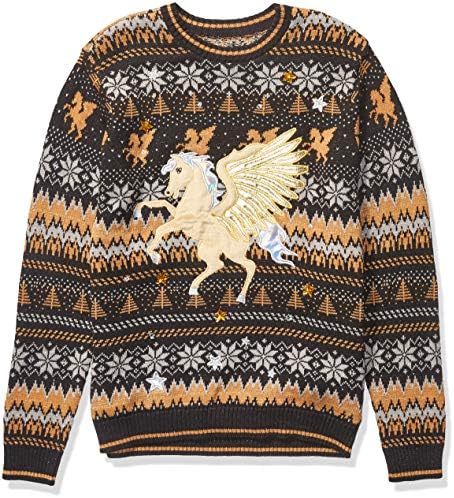 Blizzard Bay Men's Ugly Christmas Sweater Unicorn