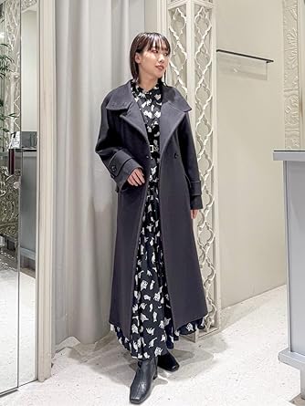 Amazon | [グレースコンチネンタル] ｺｰﾄ 2024AWｳｰﾙｶｼﾐﾔﾘﾊﾞｰｺｰﾄ