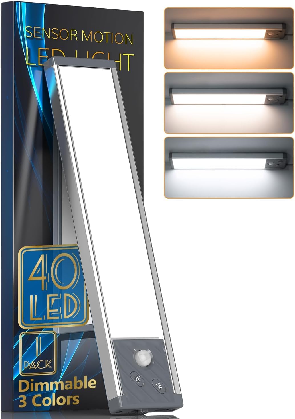 Schrankbeleuchtung LED mit Bewegungsmelder 65 LEDs Schrankli