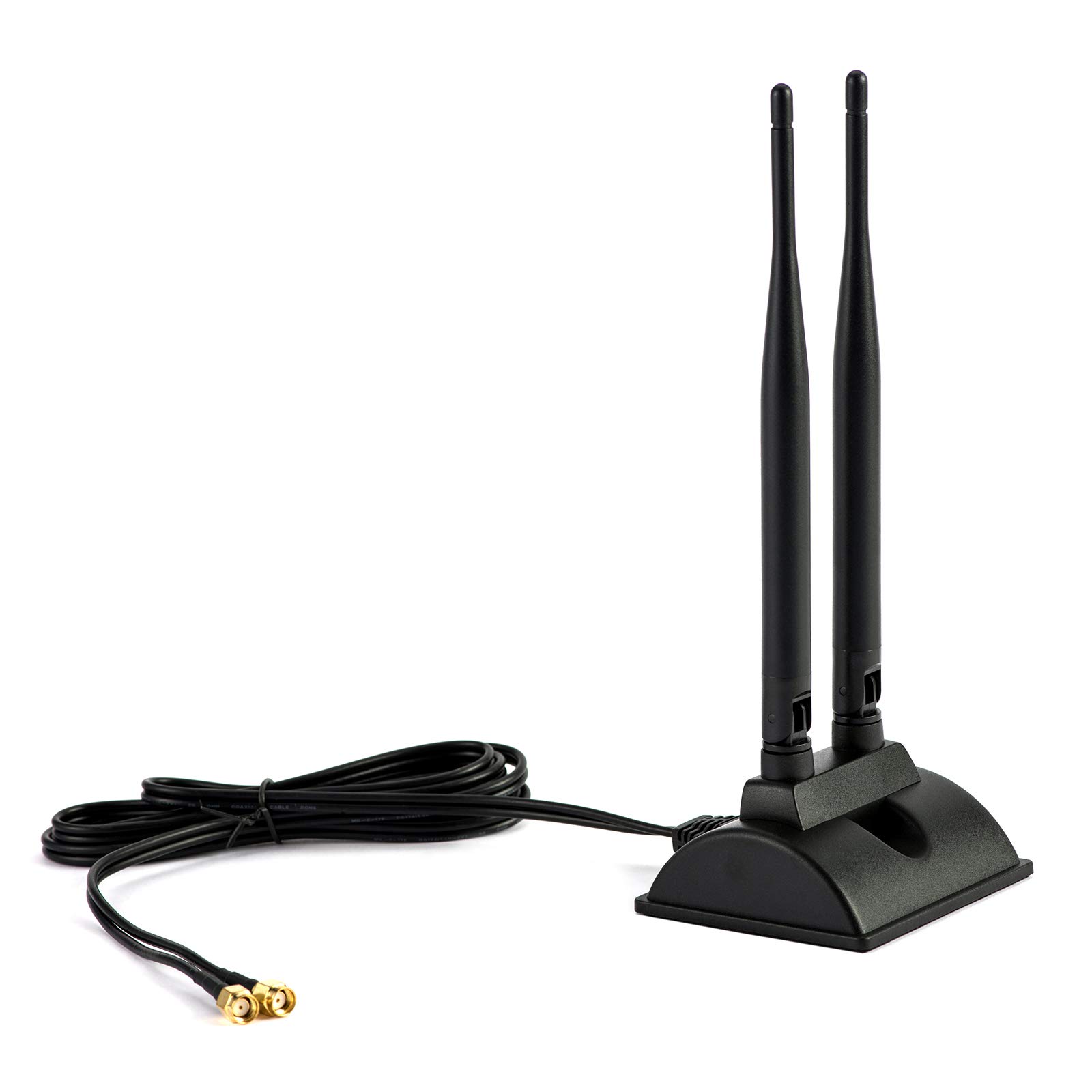 Amazon.co.jp: デュアルバンドWiFiアンテナ RP-SMAオスコネクタ 2.4GHz