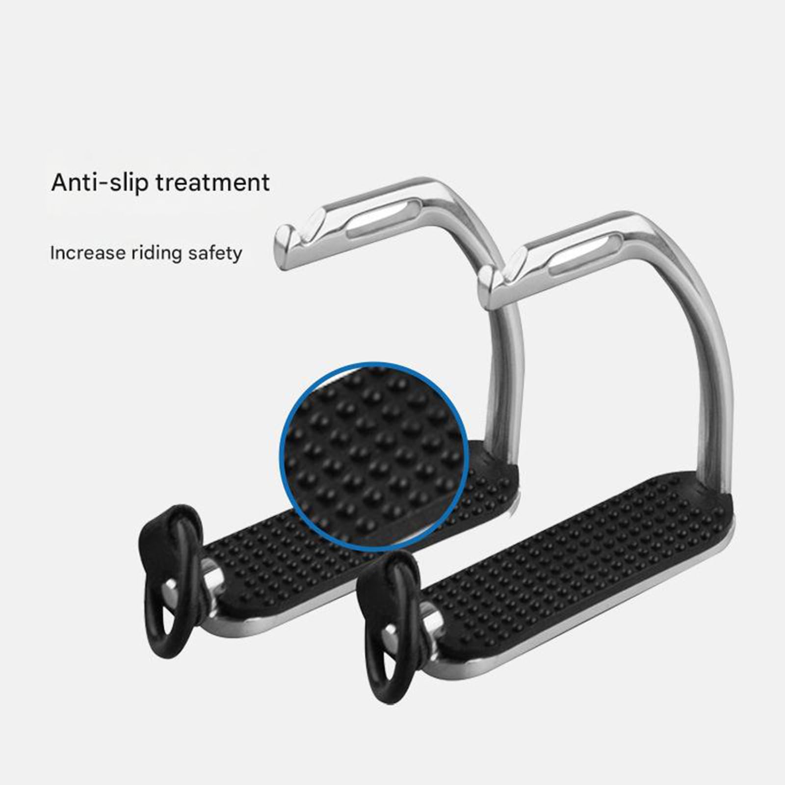 Robuste, einteilige Gusseisen Steigbügel für Reitsportarten mit polierter Oberfläche und ergonomischem Griffdesign Professionelles Design mit Anti Ermüdungserscheinung, rutschfest, rostfrei, stabile