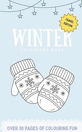 Winter Travel Colouring Book
