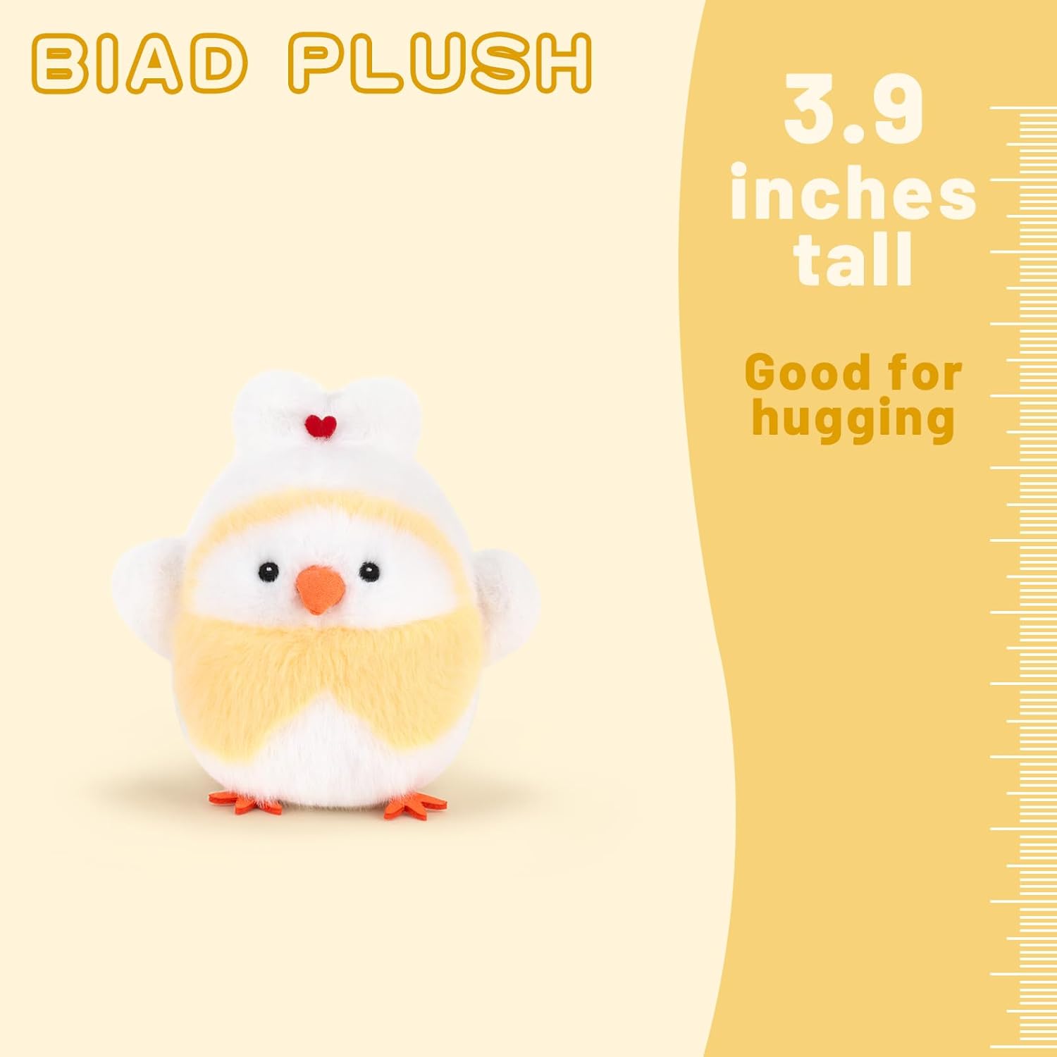 Pullet Stuffed Animals Realistic Chicken Plush Toy, Cute Little Bird Plushie Gift for Kids & Friends Style1