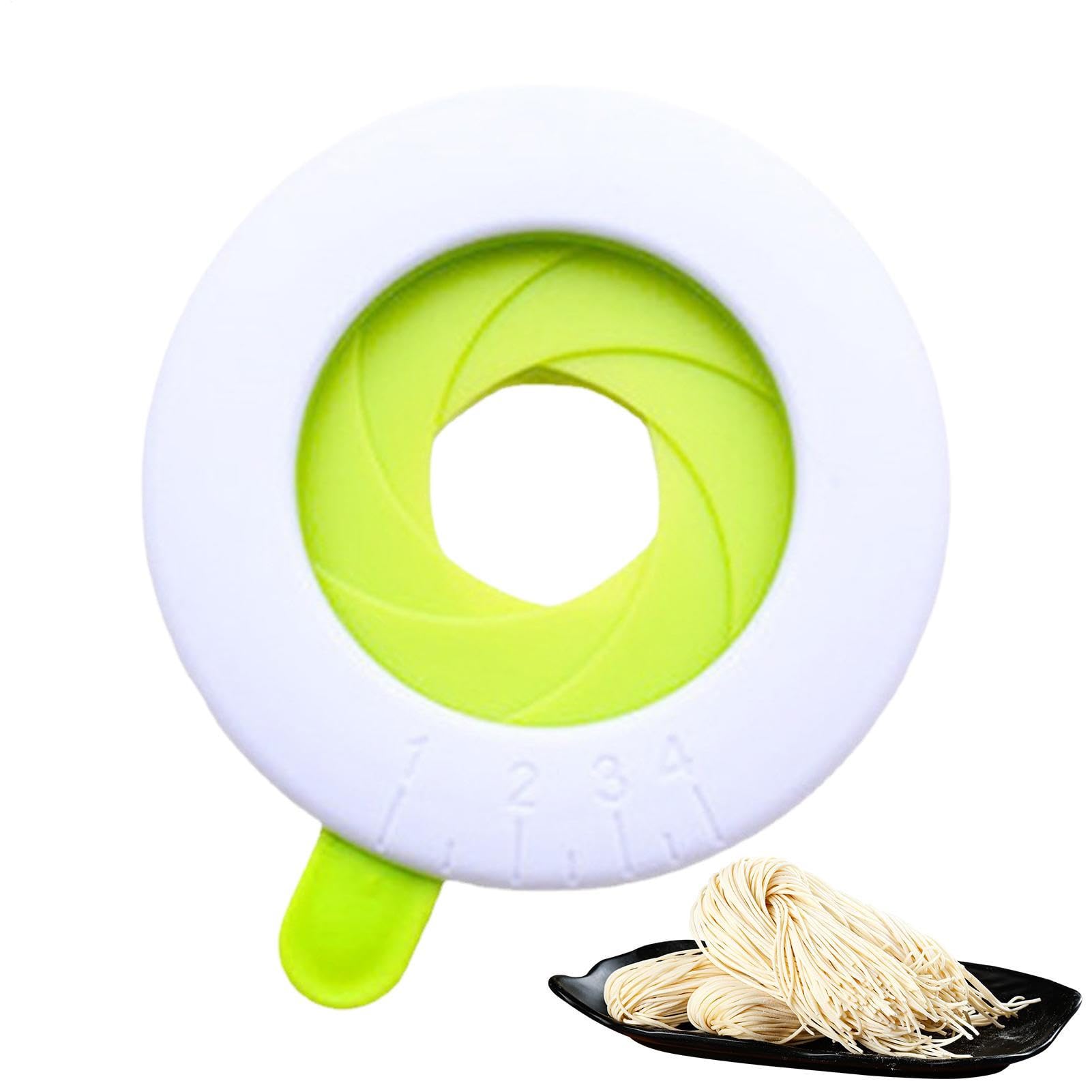 Herramienta de medición de pasta, dispositivo de medición de espaguetis ajustable de 7,8 cm, herramientas de medición eficientes para 1-4 porciones de pasta, dispositivos de control de porciones de